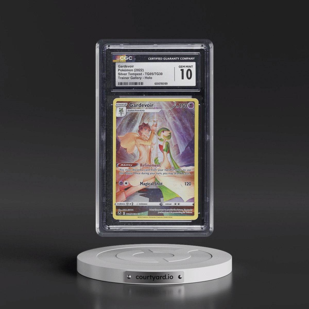 2022 Silver Tempest #TG05/TG30 Gardevoir - Trainer Gallery Holo (CGC 10 GEM MINT)