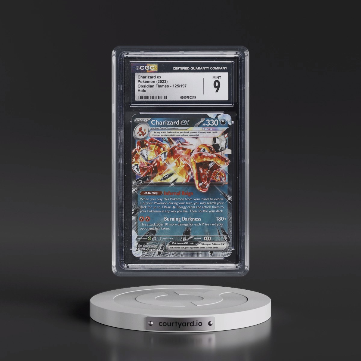 2023 Obsidian Flames - OBF EN Charizard ex - Holo #125/197 CGC 9