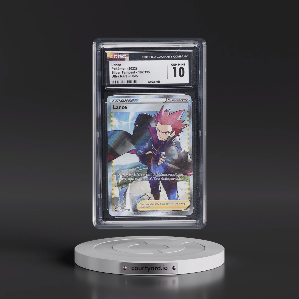 2022 Silver Tempest #192/195 Lance - Ultra Rare Holo (CGC 10 GEM MINT)