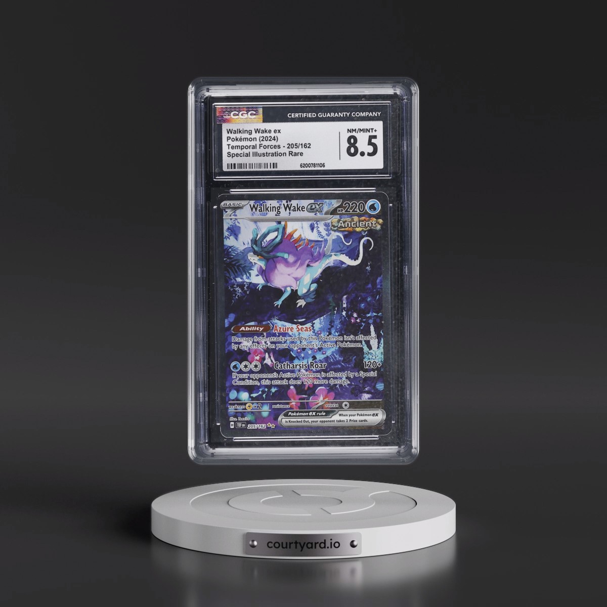 2023 Temporal Forces - TEF EN Walking Wake ex - Special Illustration Rare (Holo) #205/162 CGC 8.5