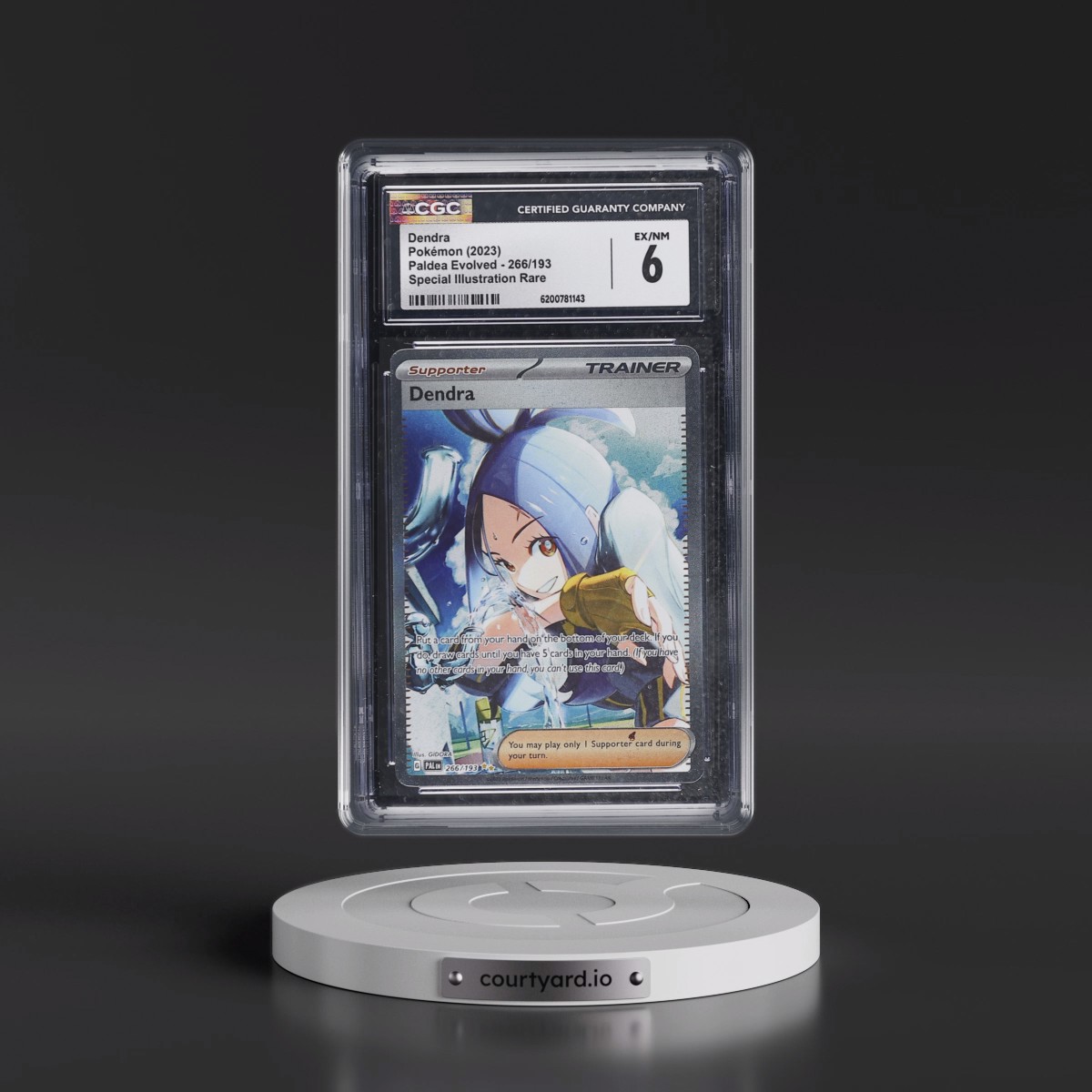 2023 Paldea Evolved - PAL EN Dendra - Special Illustration Rare (Holo) #266/193 CGC 6