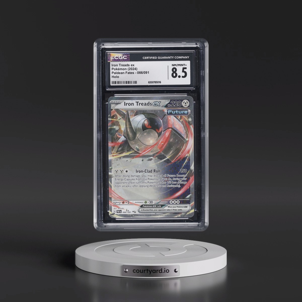 2024 Paldean Fates - PAF EN Iron Treads ex - Holo #066/091 CGC 8.5