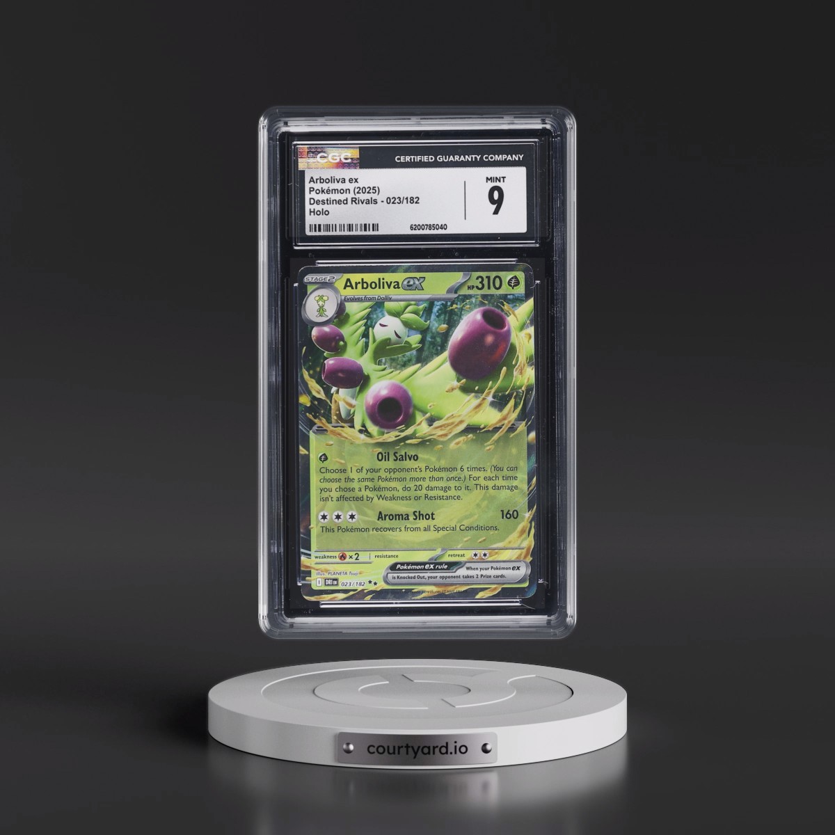 2025 Destined Rivals - DRI EN #023/182 Arboliva ex - Holo (CGC 9 MINT)