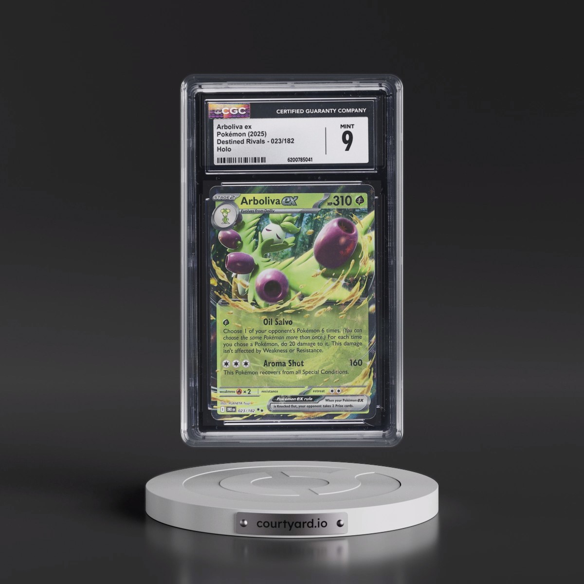 2025 Destined Rivals - DRI EN #023/182 Arboliva ex - Holo (CGC 9 MINT)