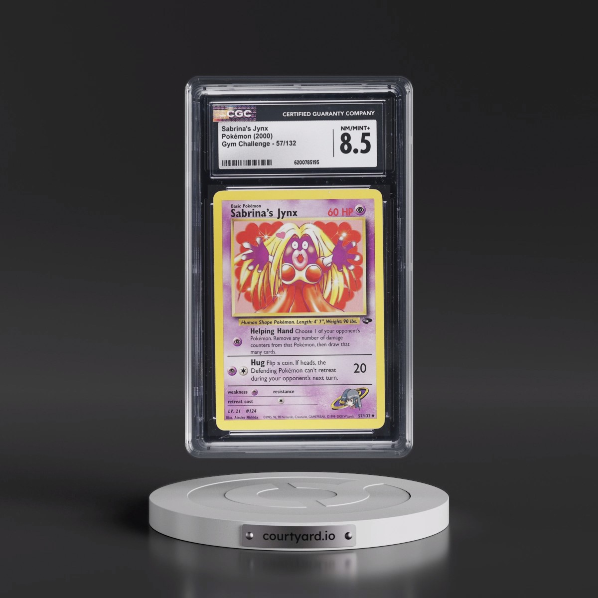 2000 Gym Challenge Sabrina's Jynx #57/132 CGC 8.5