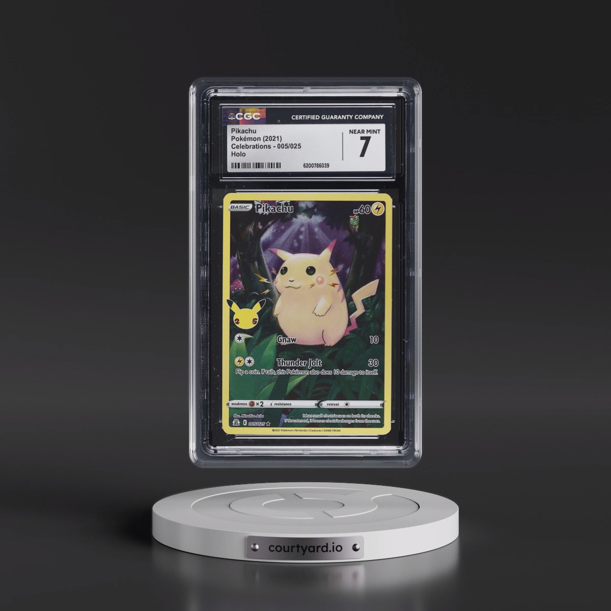 2021 Celebrations Pikachu - Holo #005/025 CGC 7