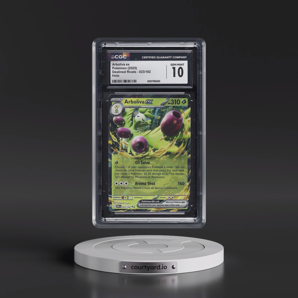 2025 Destined Rivals - DRI EN #023/182 Arboliva ex - Holo (CGC 10 GEM MINT)