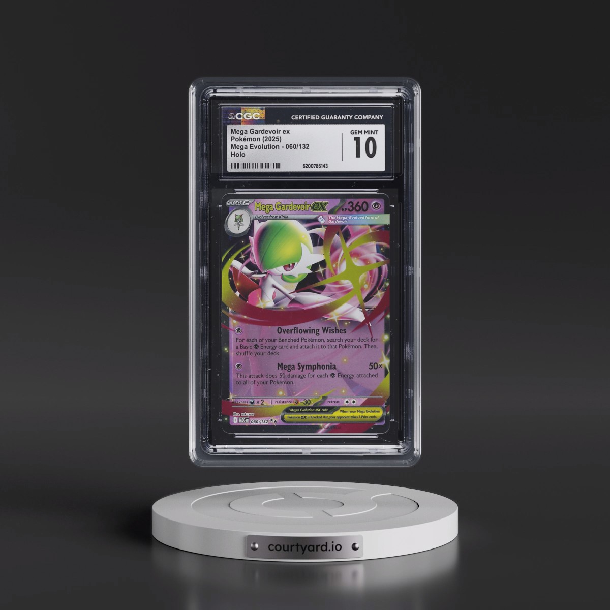 2025 Mega Evolution - MEG EN Mega Gardevoir ex - Holo #060/132 CGC 10