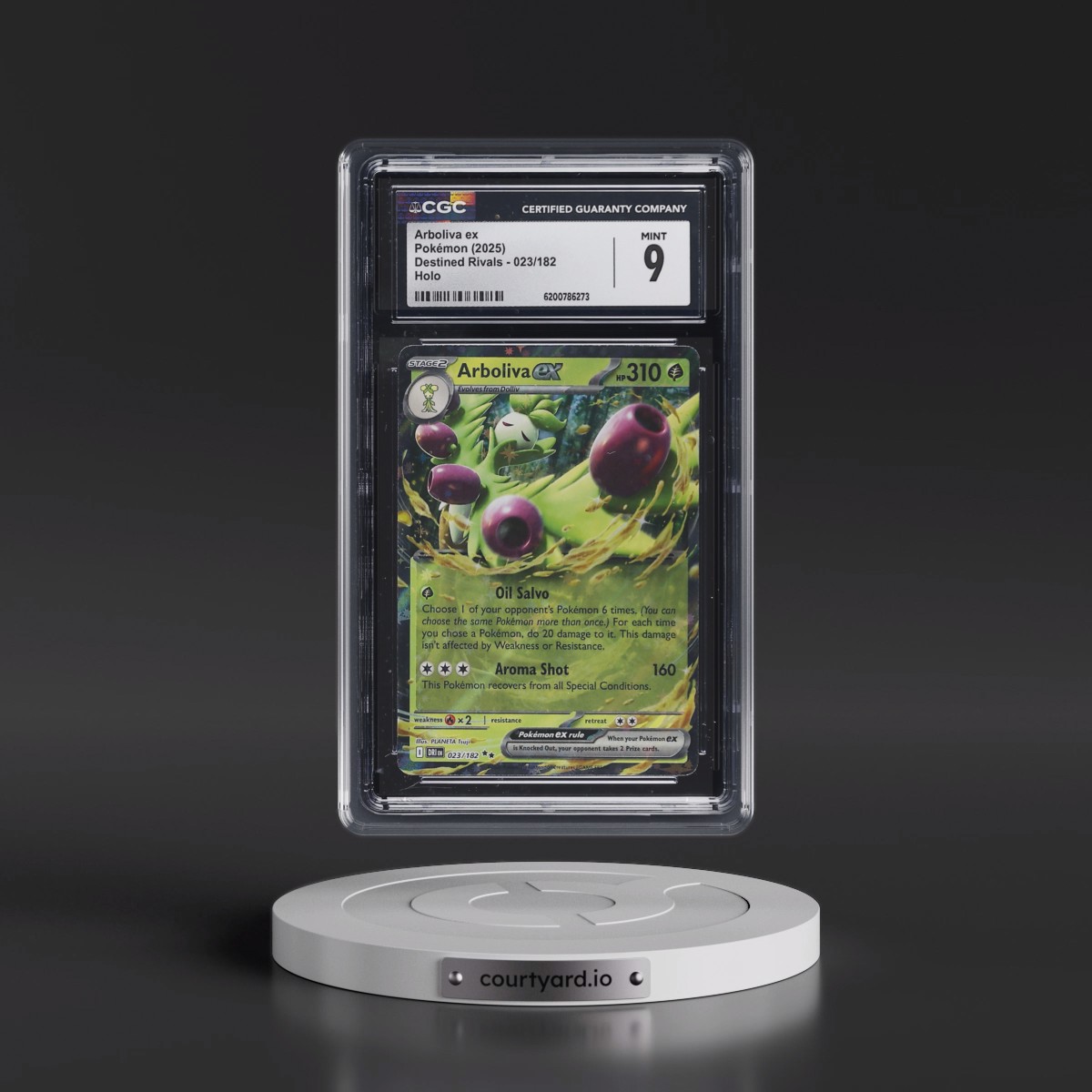 2025 Destined Rivals - DRI EN #023/182 Arboliva ex - Holo (CGC 9 MINT)