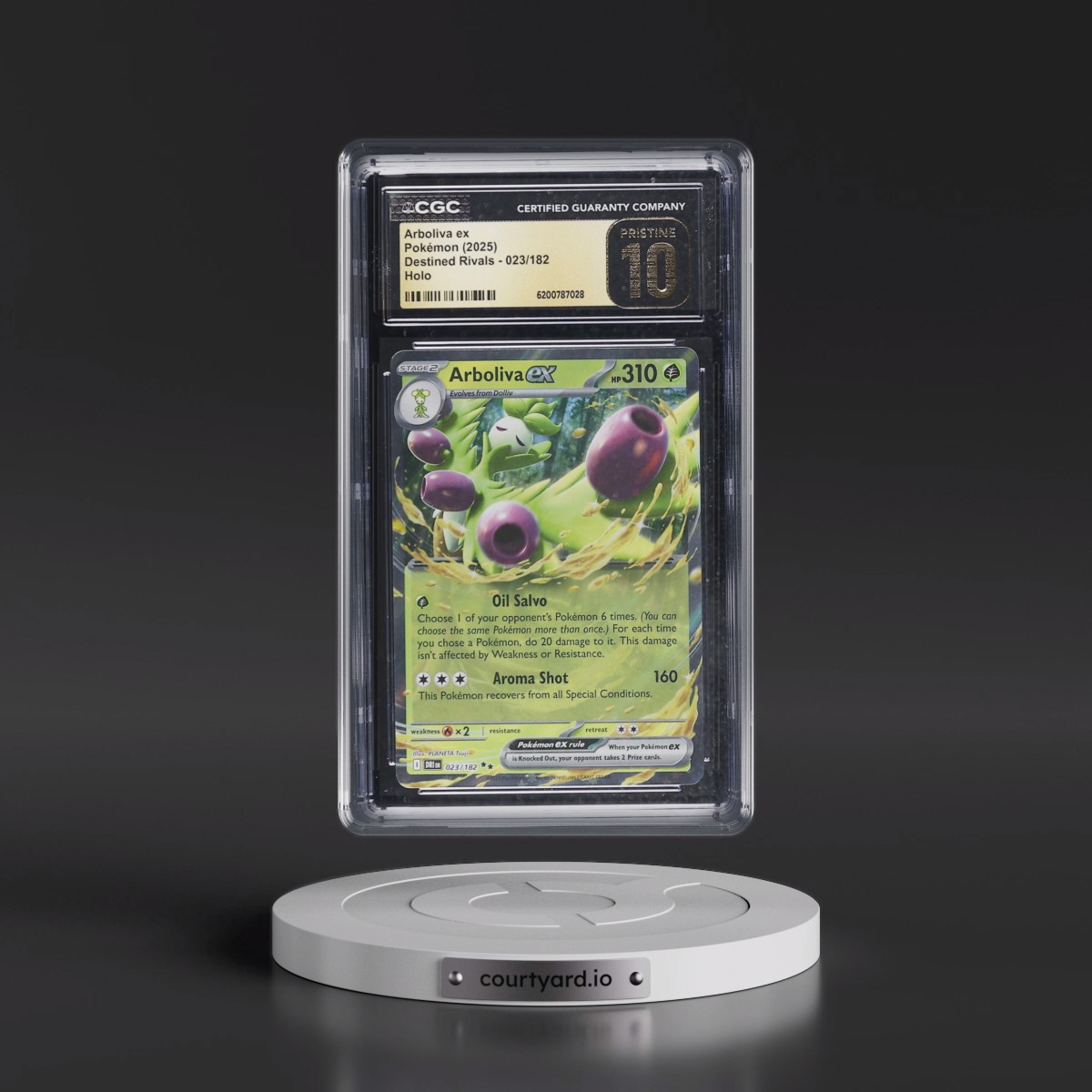 2025 Destined Rivals - DRI EN #023/182 Arboliva ex - Holo (CGC 10 PRISTINE)
