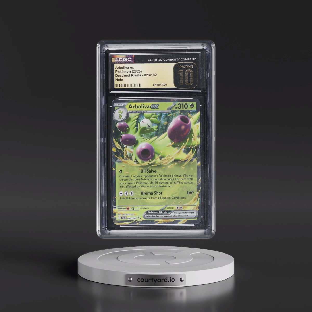 2025 Destined Rivals - DRI EN #023/182 Arboliva ex - Holo (CGC 10 PRISTINE)