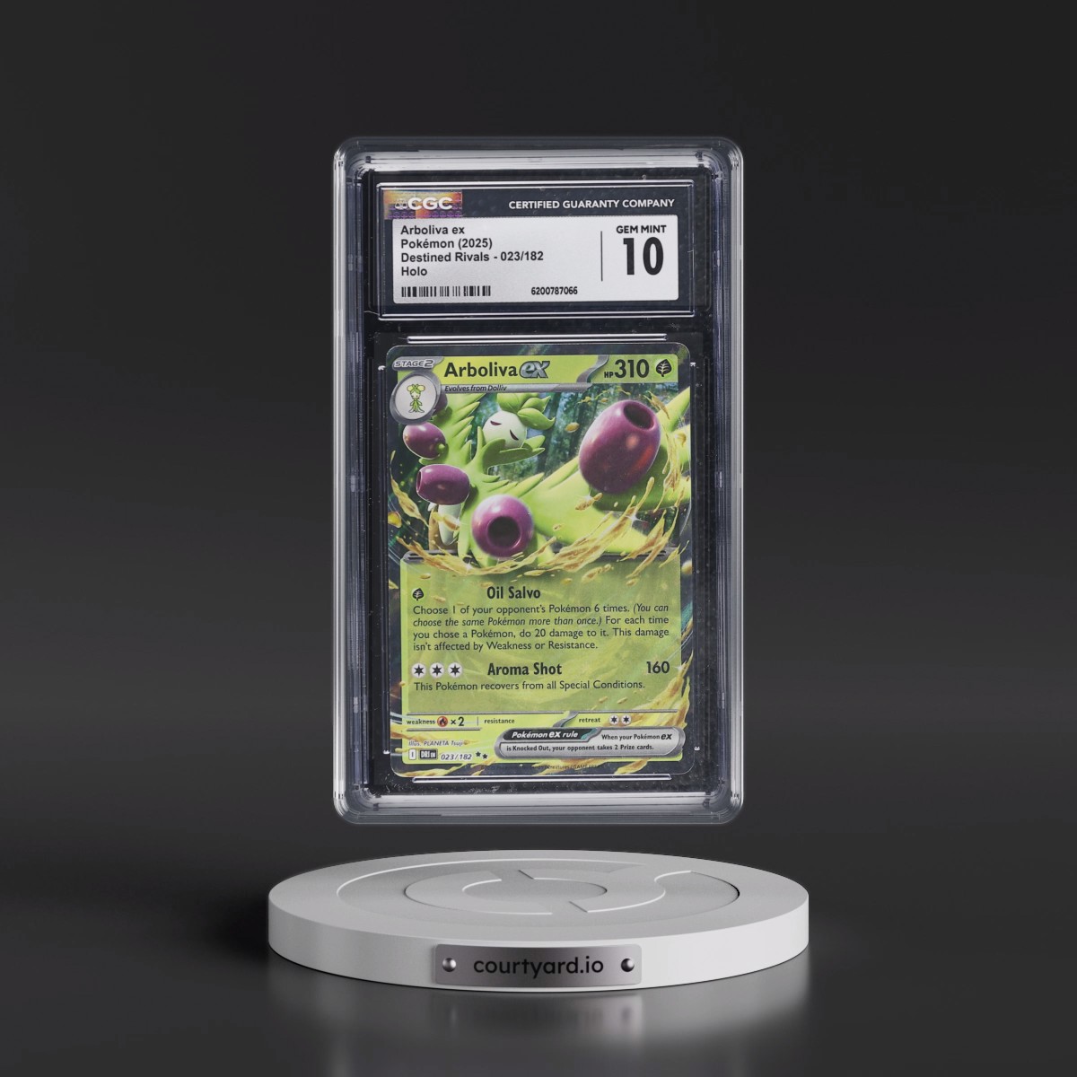 2025 Destined Rivals - DRI EN #023/182 Arboliva ex - Holo (CGC 10 GEM MINT)