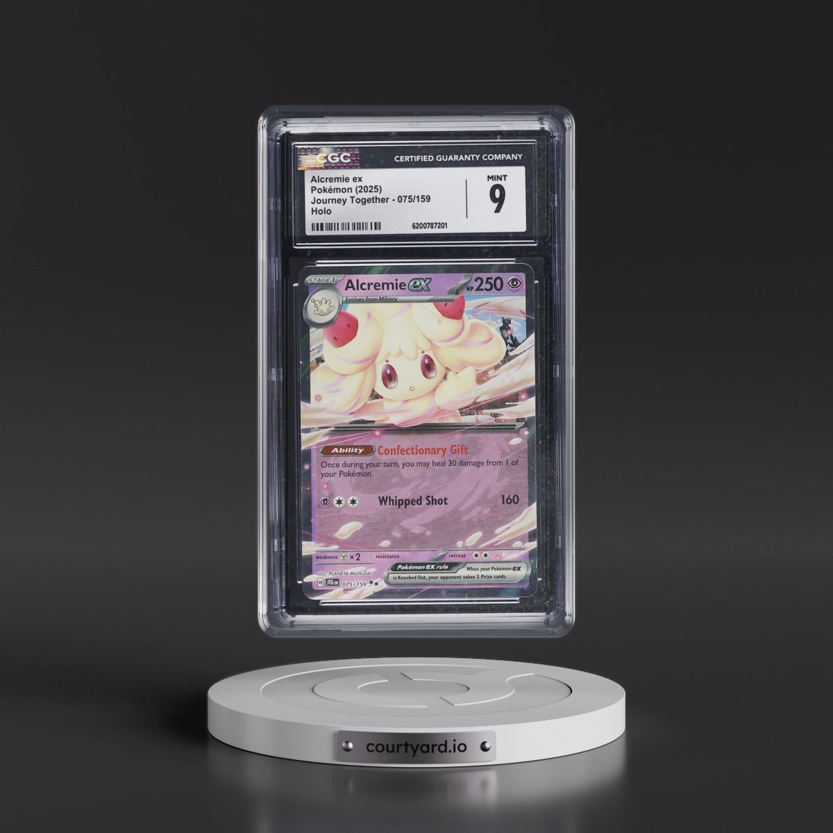 2024 Journey Together - JTG EN #075/159 Alcremie ex - Holo (CGC 9 MINT)