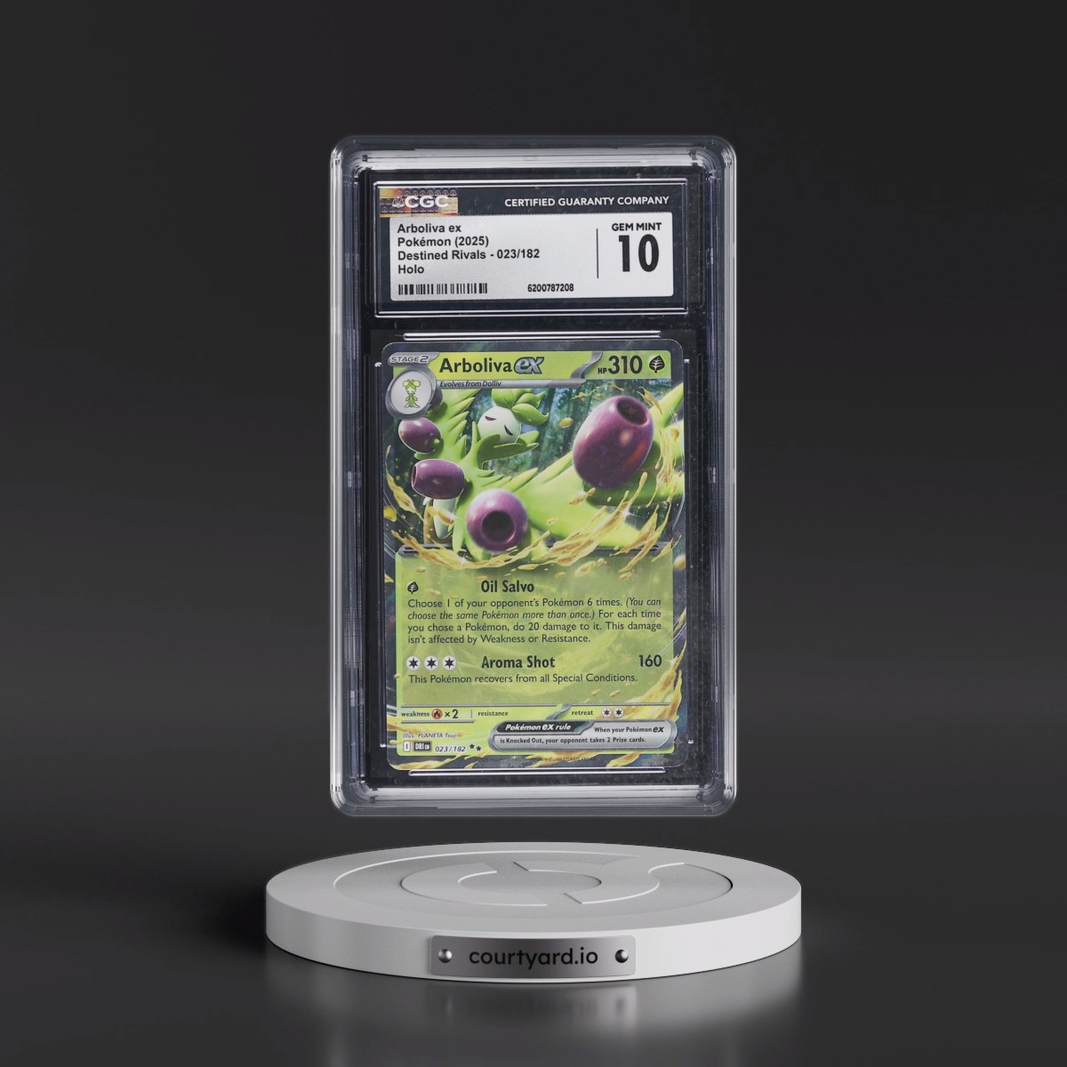 2025 Destined Rivals - DRI EN #023/182 Arboliva ex - Holo (CGC 10 GEM MINT)