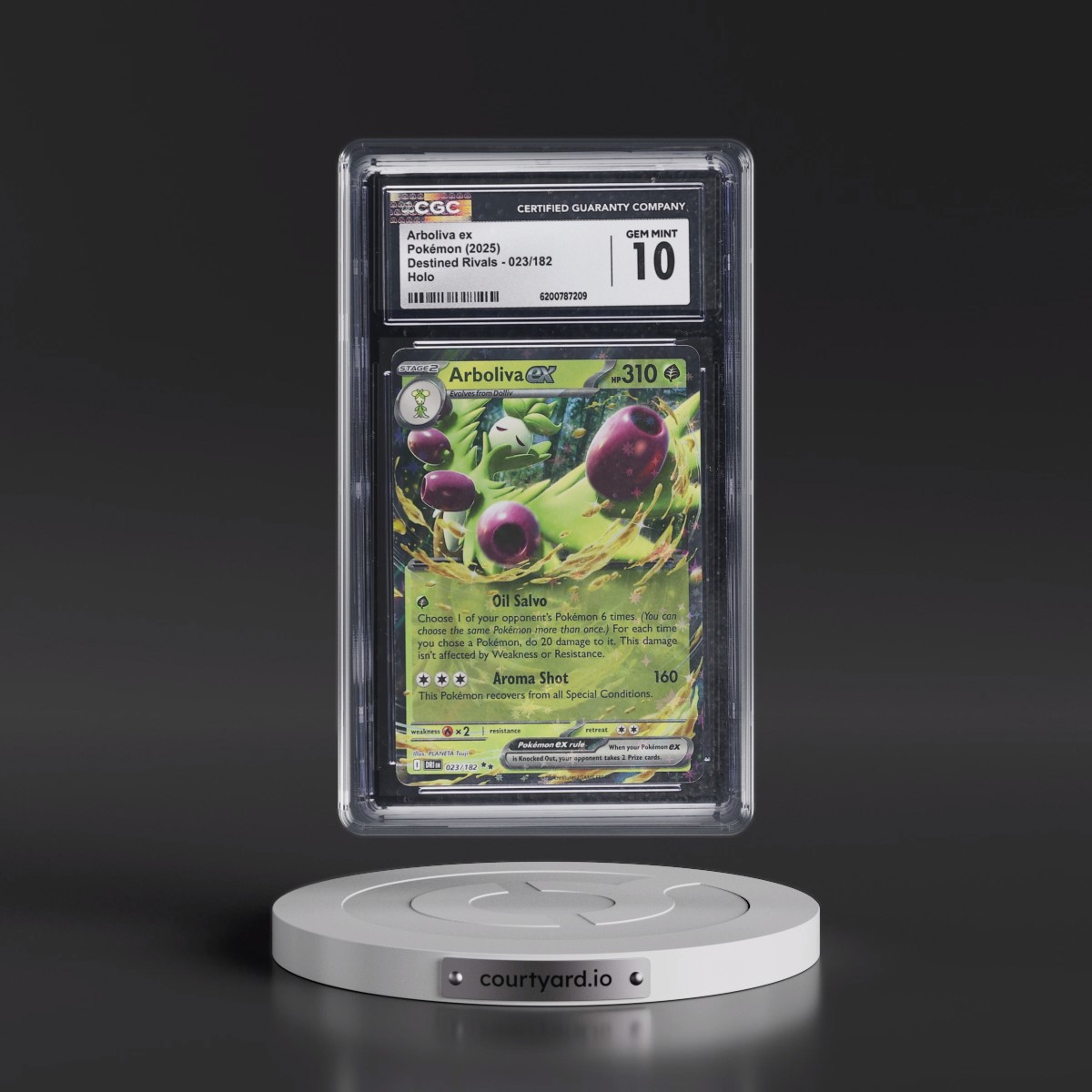2025 Destined Rivals - DRI EN #023/182 Arboliva ex - Holo (CGC 10 GEM MINT)