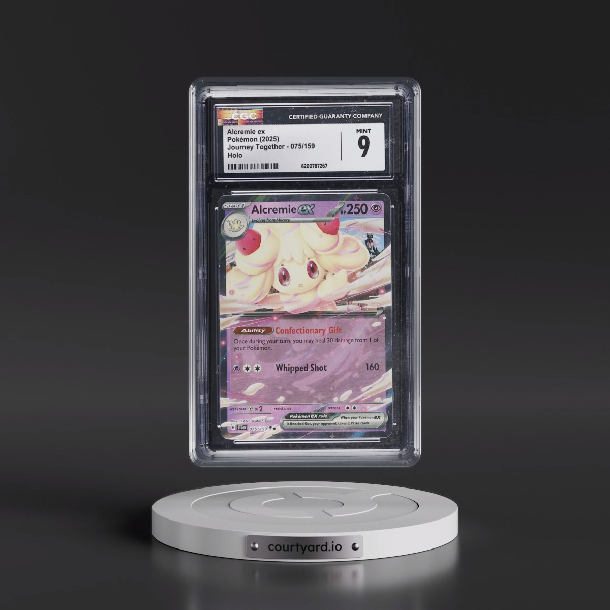 2024 Journey Together - JTG EN #075/159 Alcremie ex - Holo (CGC 9 MINT)
