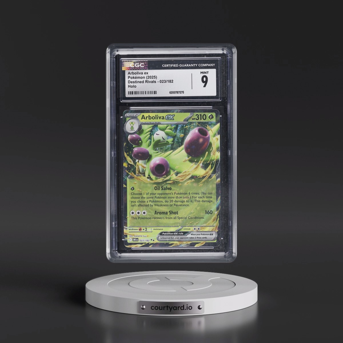 2025 Destined Rivals - DRI EN #023/182 Arboliva ex - Holo (CGC 9 MINT)