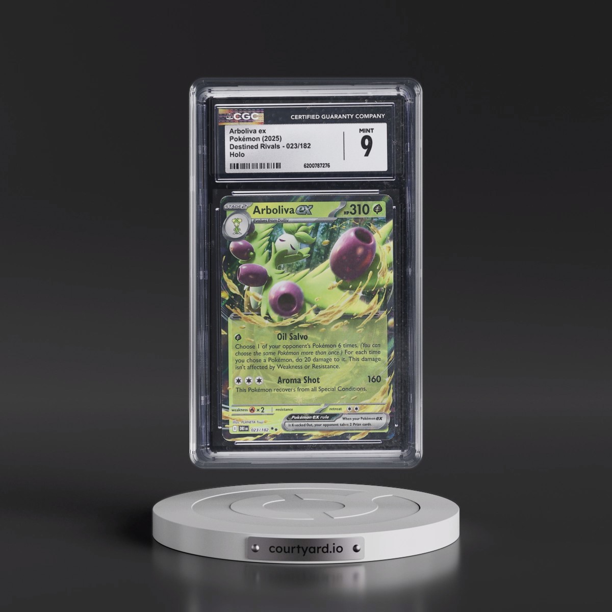 2025 Destined Rivals - DRI EN #023/182 Arboliva ex - Holo (CGC 9 MINT)