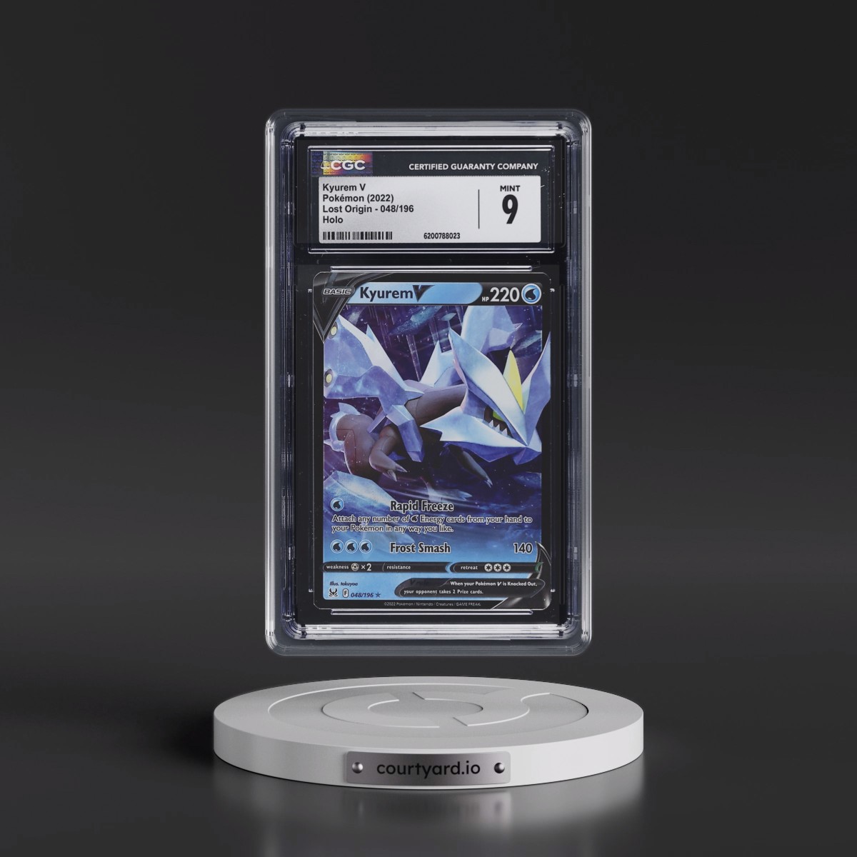 2022 Lost Origin #048/196 Kyurem V - Holo (CGC 9 MINT)