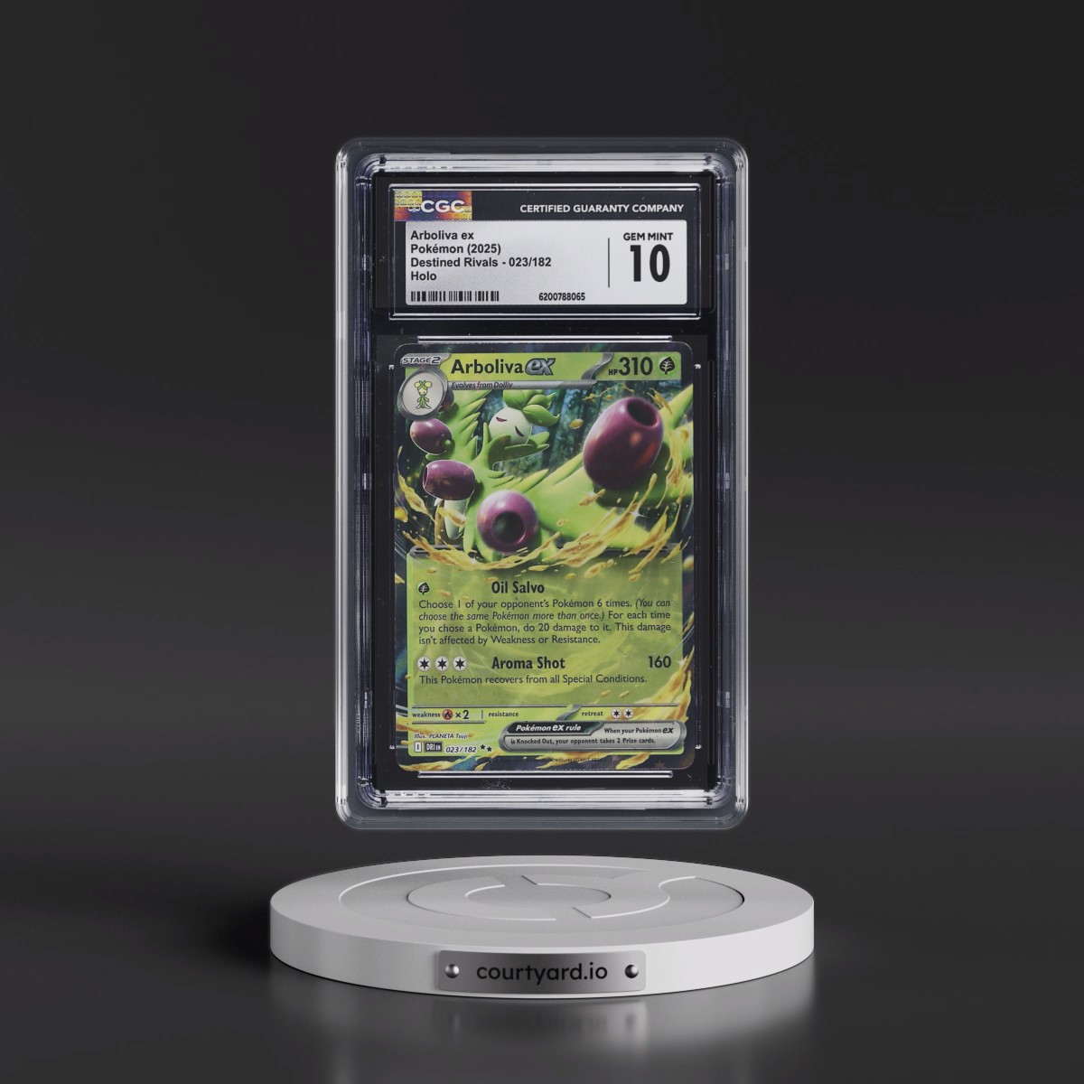2025 Destined Rivals - DRI EN #023/182 Arboliva ex - Holo (CGC 10 GEM MINT)