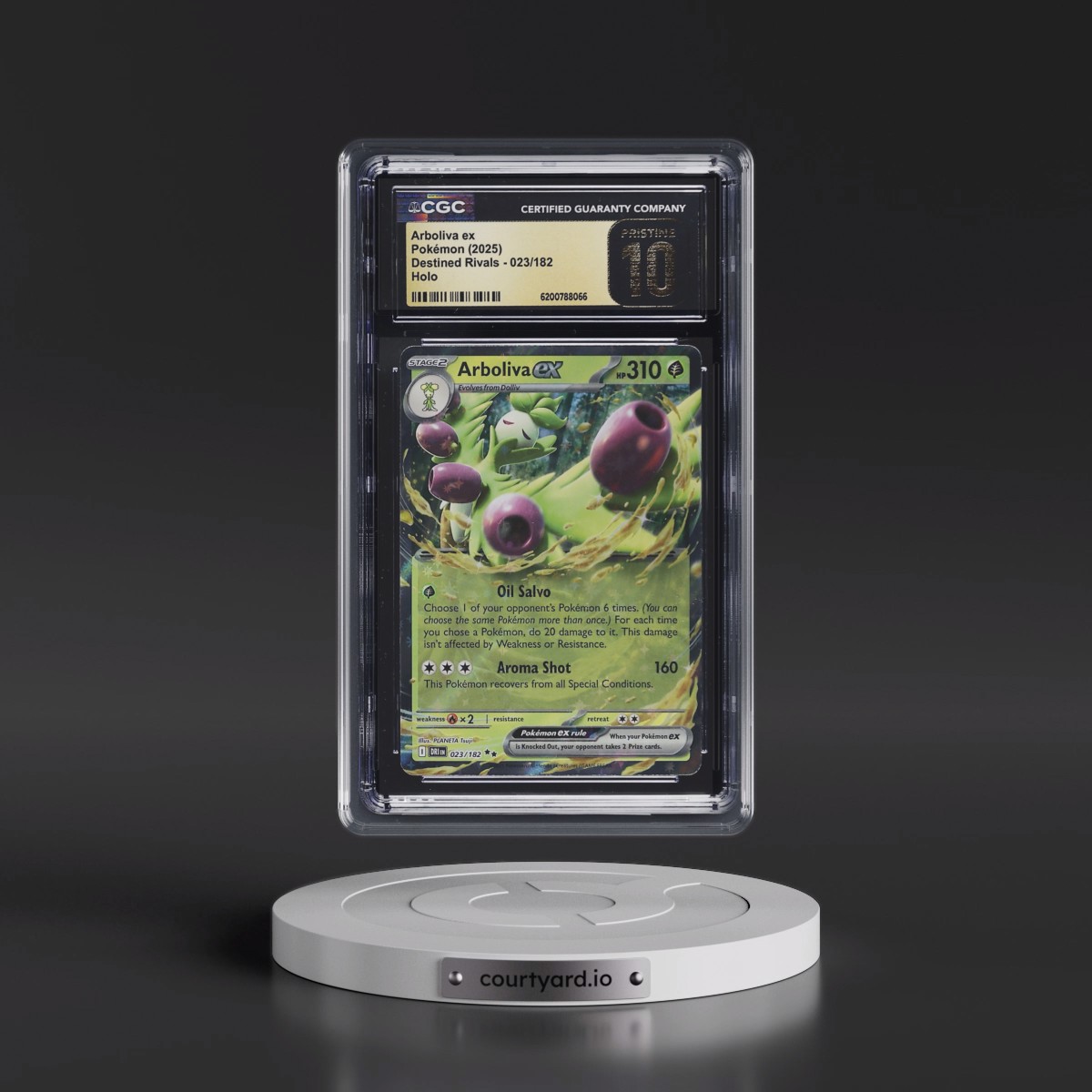2025 Destined Rivals - DRI EN #023/182 Arboliva ex - Holo (CGC 10 PRISTINE)
