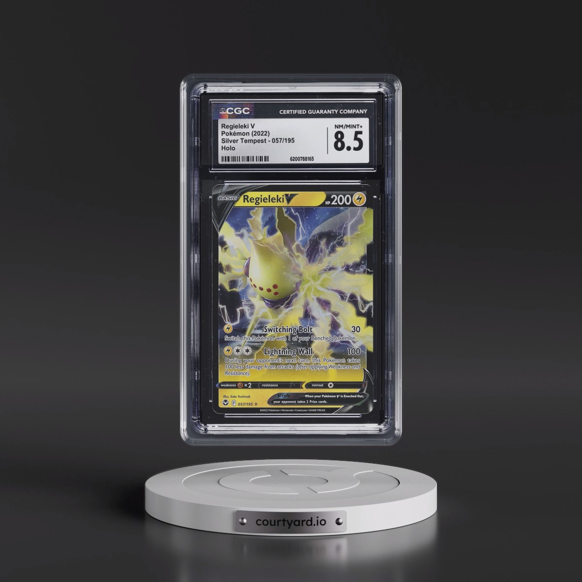2022 Silver Tempest Regieleki V - Holo #057/195 CGC 8.5