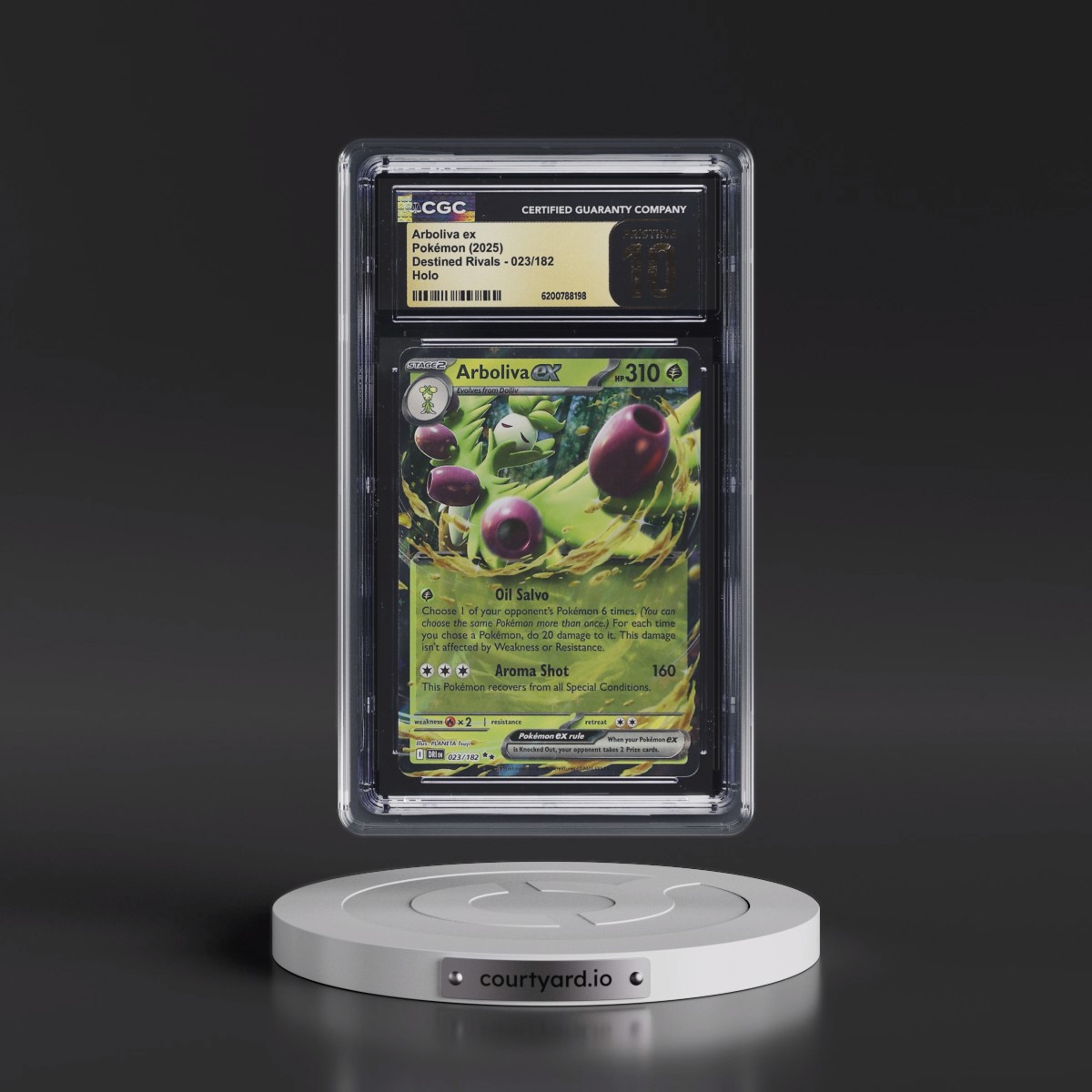 2025 Destined Rivals - DRI EN Arboliva ex - Holo #023/182 CGC 10