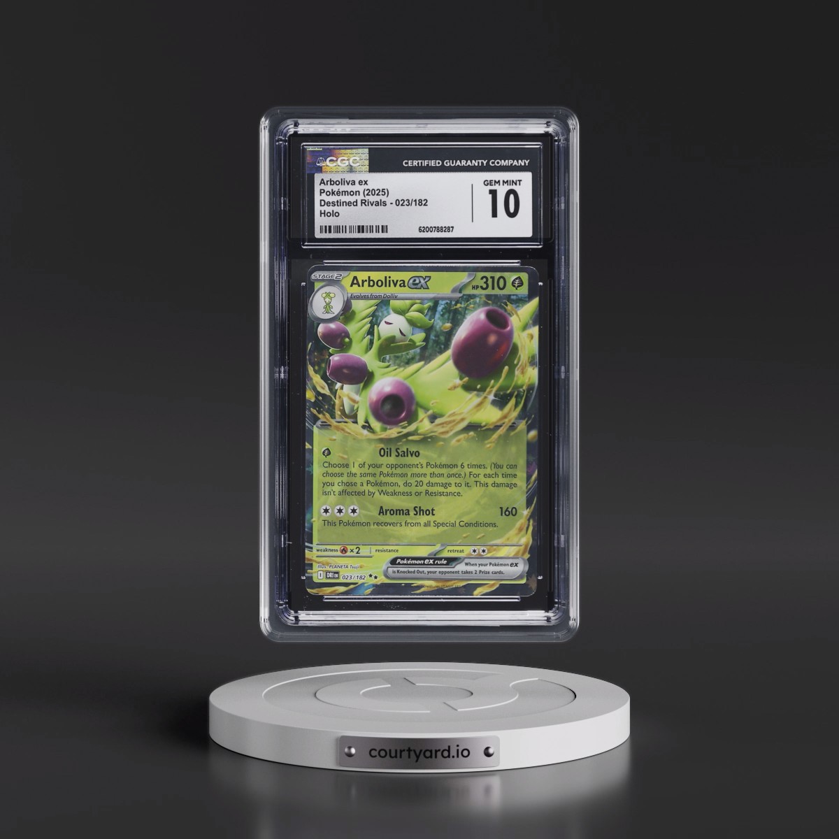 2025 Destined Rivals - DRI EN #023/182 Arboliva ex - Holo (CGC 10 GEM MINT)