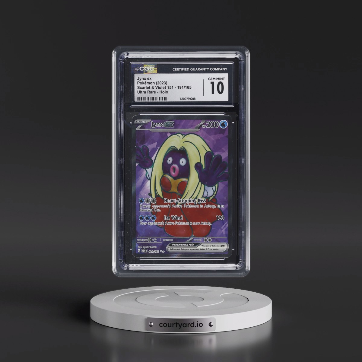 2023 Scarlet & Violet 151 - MEW EN #191/165 Jynx ex - Ultra Rare Holo (CGC 10 GEM MINT)