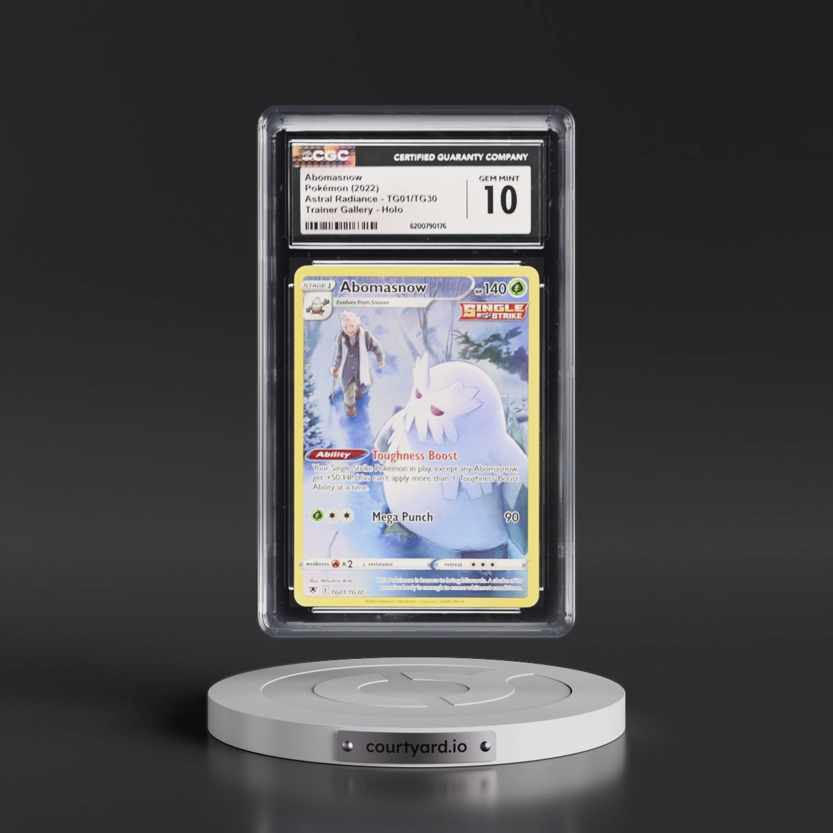 Astral Radiance #TG01/TG30 Abomasnow - Trainer Gallery Holo (CGC 10 GEM MINT)