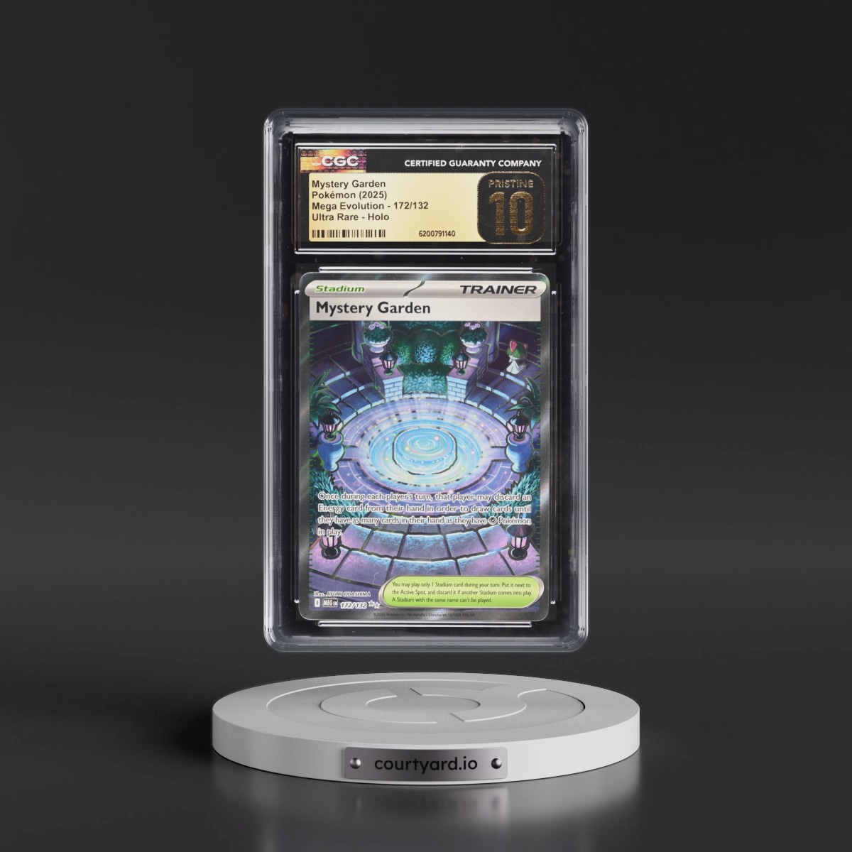 2025 Mega Evolution - MEG EN Mystery Garden - Ultra Rare Holo #172/132 CGC 10