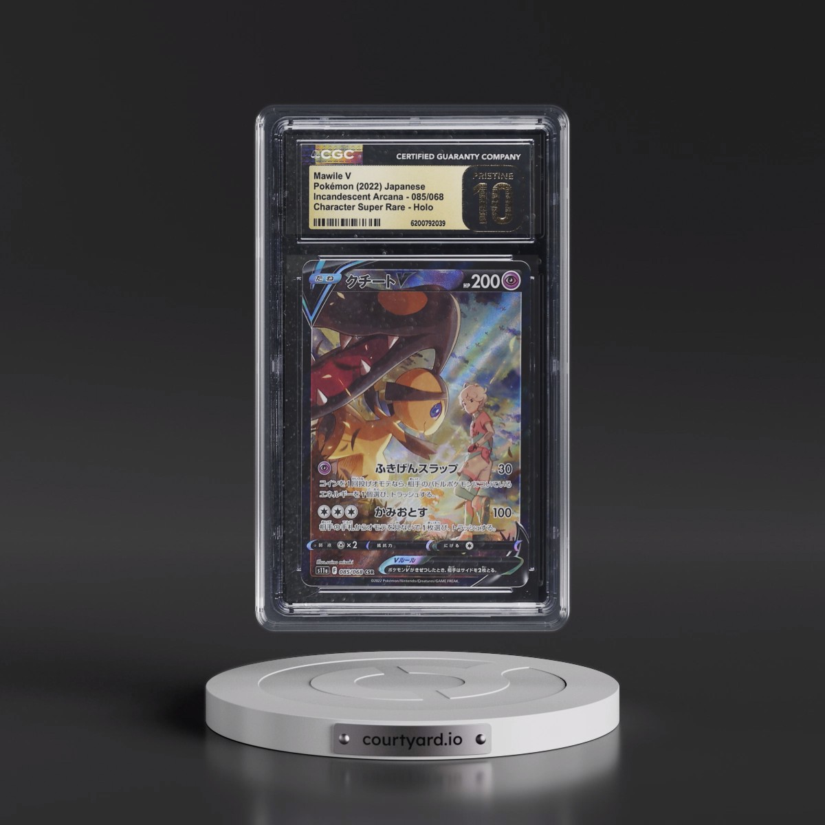 2022 Incandescent Arcana Mawile V - Character Super Rare Holo #085/068 CGC 10