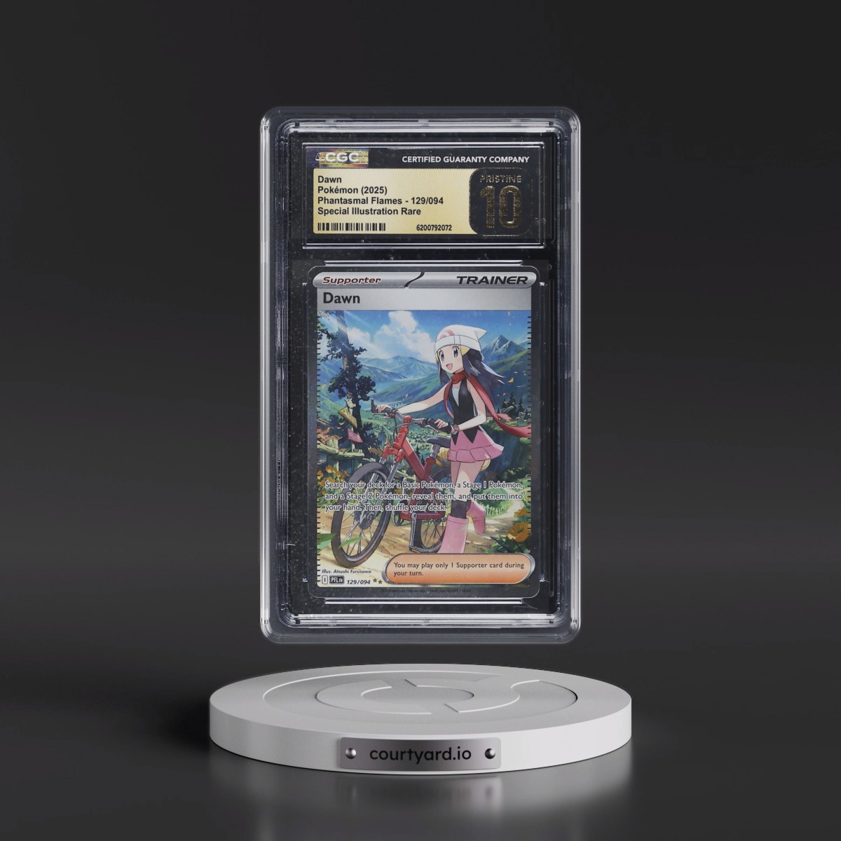 2025 Phantasmal Flames - PFL EN #129/094 Dawn - Special Illustration Rare (Holo) (CGC 10 PRISTINE)