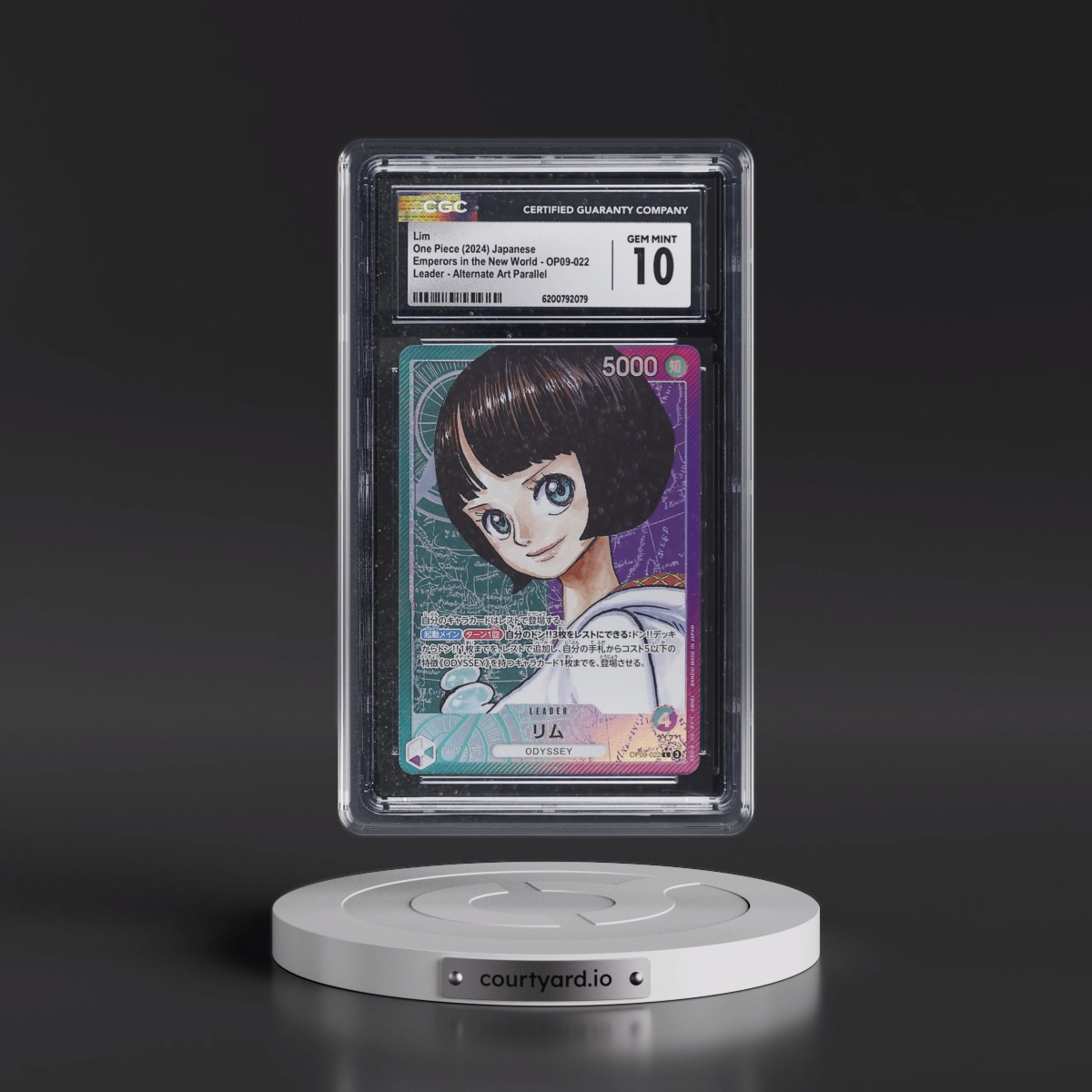 2024 Emperors in the New World (OP09) - Japanese #OP09-022 Lim - (Map Text Box) Alt Art (CGC 10 GEM MINT)