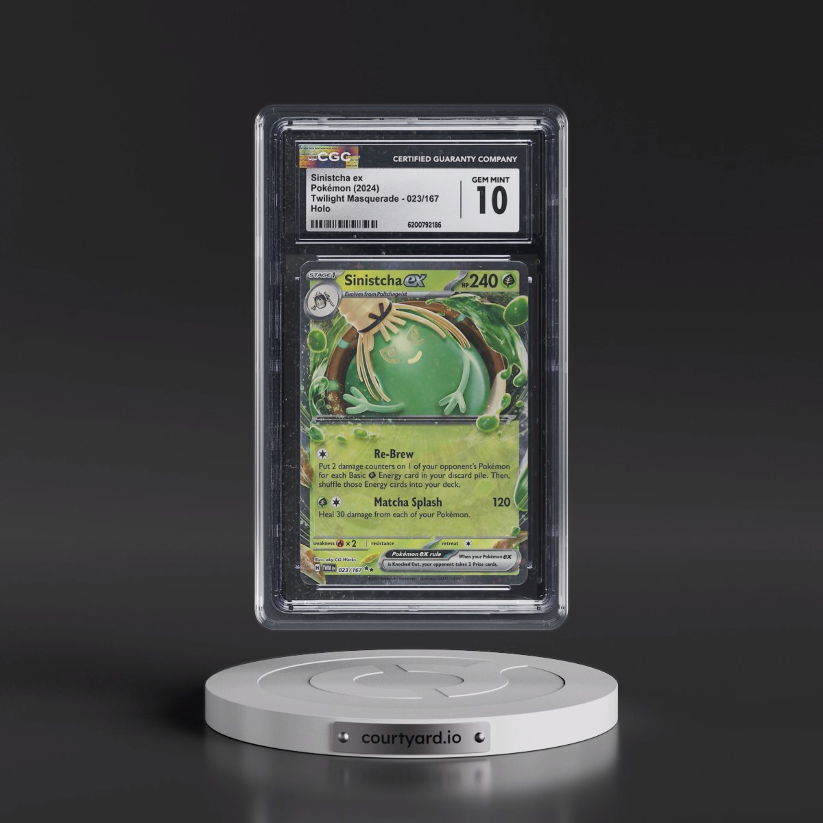 2024 Twilight Masquerade - TWM EN Sinistcha ex - Holo #023/167 CGC 10