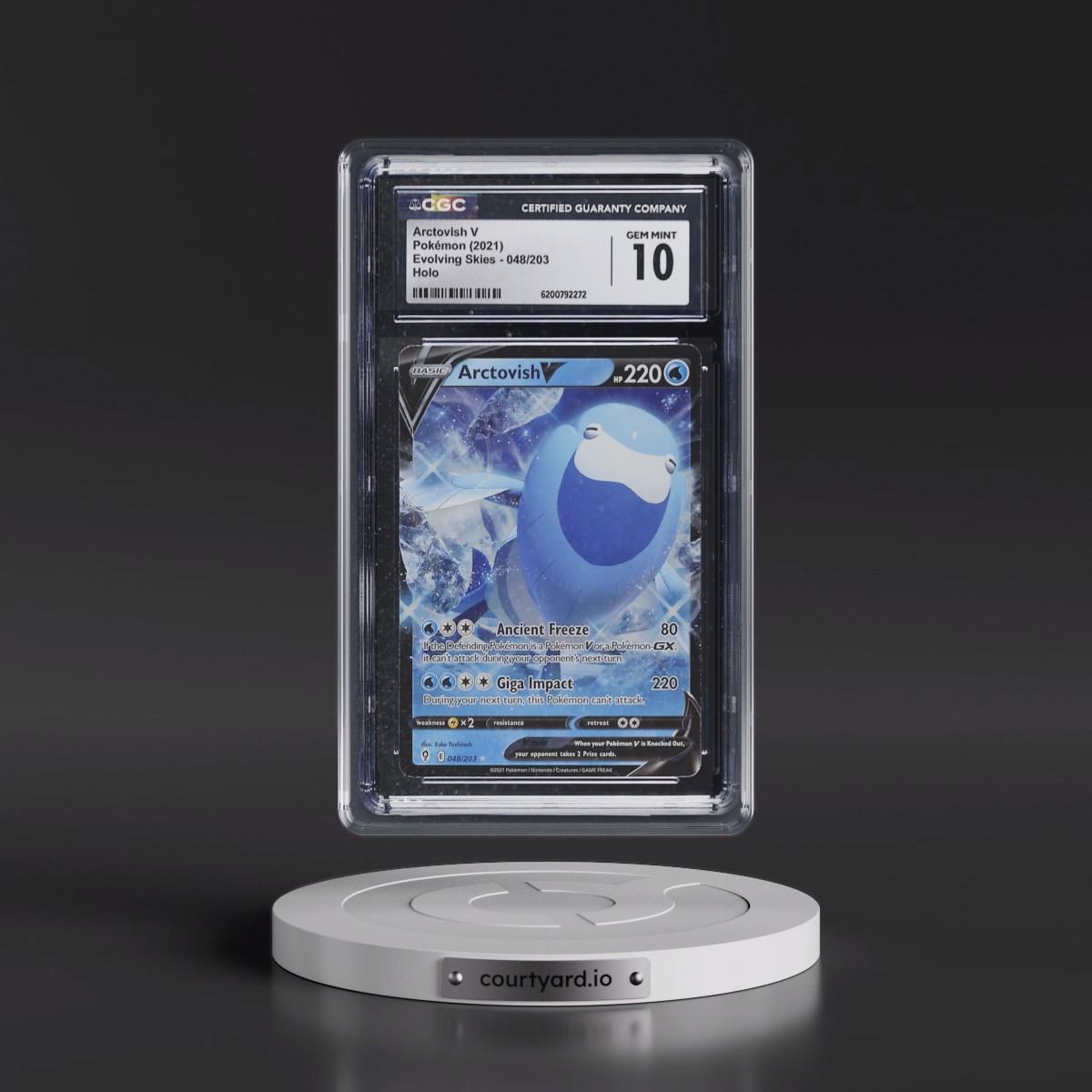 2021 Evolving Skies #048/203 Arctovish V - Holo (CGC 10 GEM MINT)