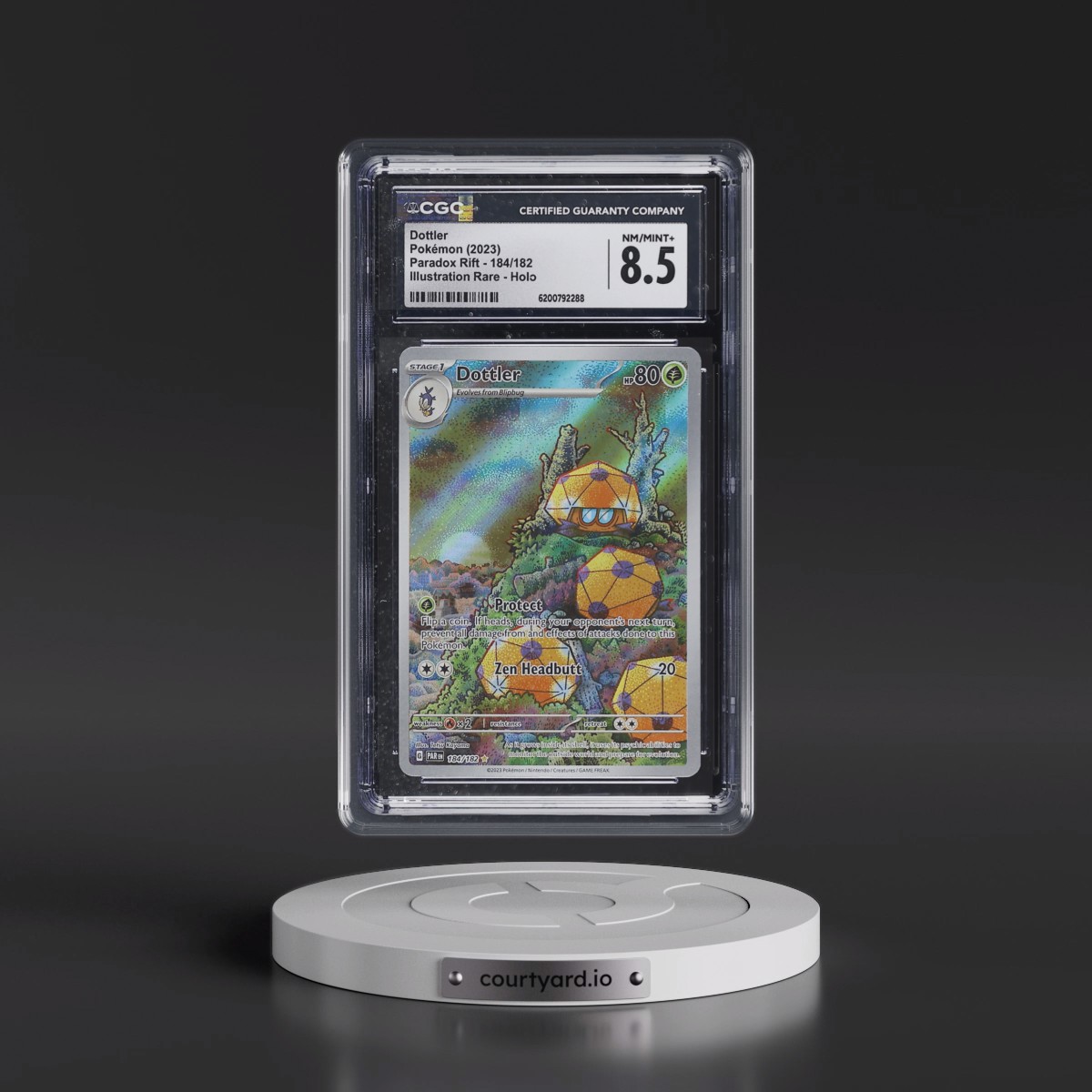 2023 Paradox Rift - PAR EN #184/182 Dottler - Illustration Rare Holo (CGC 8.5 NM-MT+)