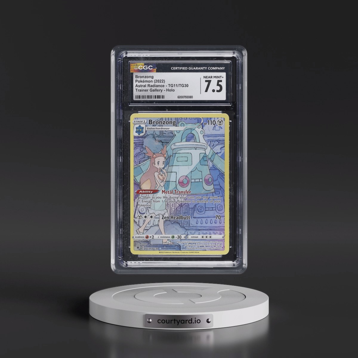 Astral Radiance #TG11/TG30 Bronzong - Trainer Gallery Holo (CGC 7.5 NM+)