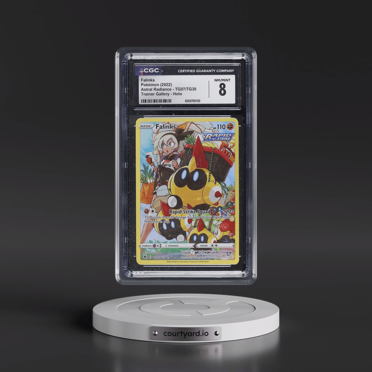 Astral Radiance #TG07/TG30 Falinks - Trainer Gallery Holo (CGC 8 NM-MT)
