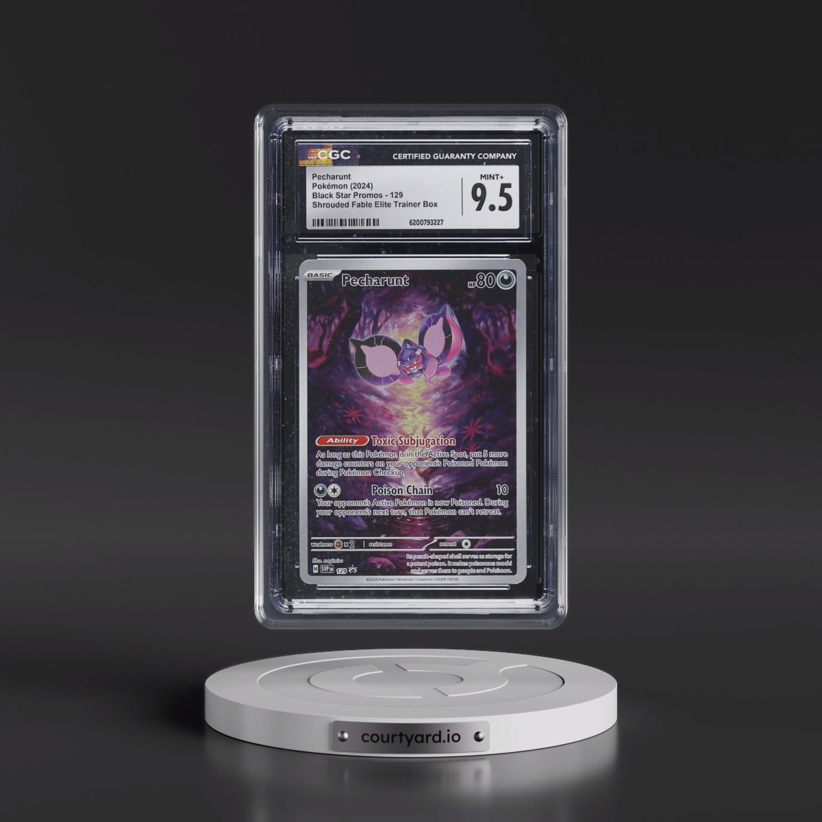 2023 Black Star Promos - Scarlet & Violet SVP EN Pecharunt - Shrouded Fable Elite Trainer Box (Holo) #129 CGC 9.5