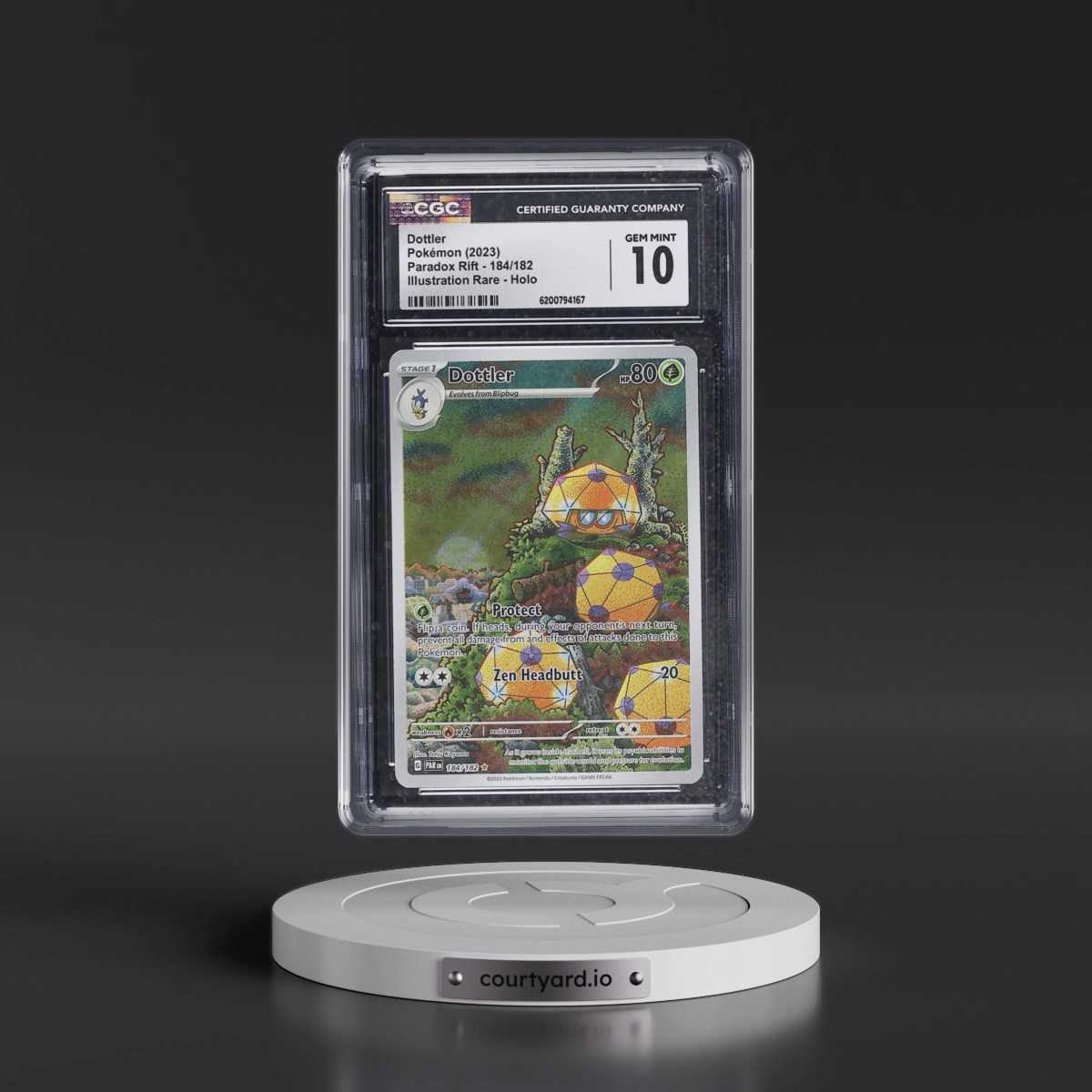 2023 Paradox Rift - PAR EN #184/182 Dottler - Illustration Rare Holo (CGC 10 GEM MINT)
