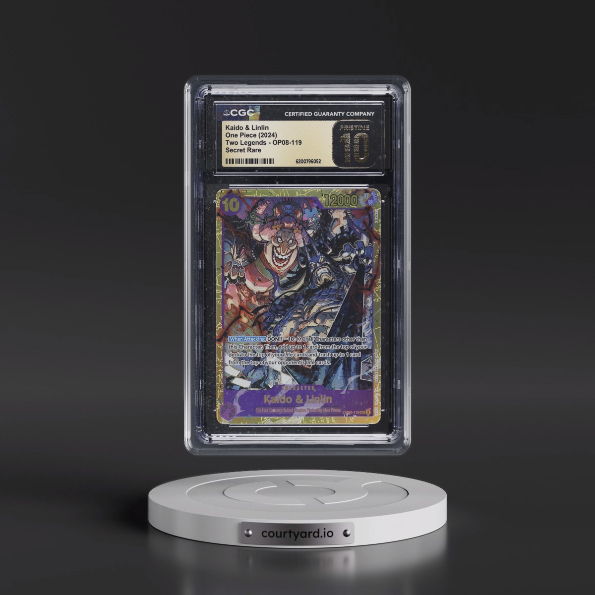 2024 Two Legends (OP08) - English #OP08-119 Kaido & Linlin (CGC 10 PRISTINE)