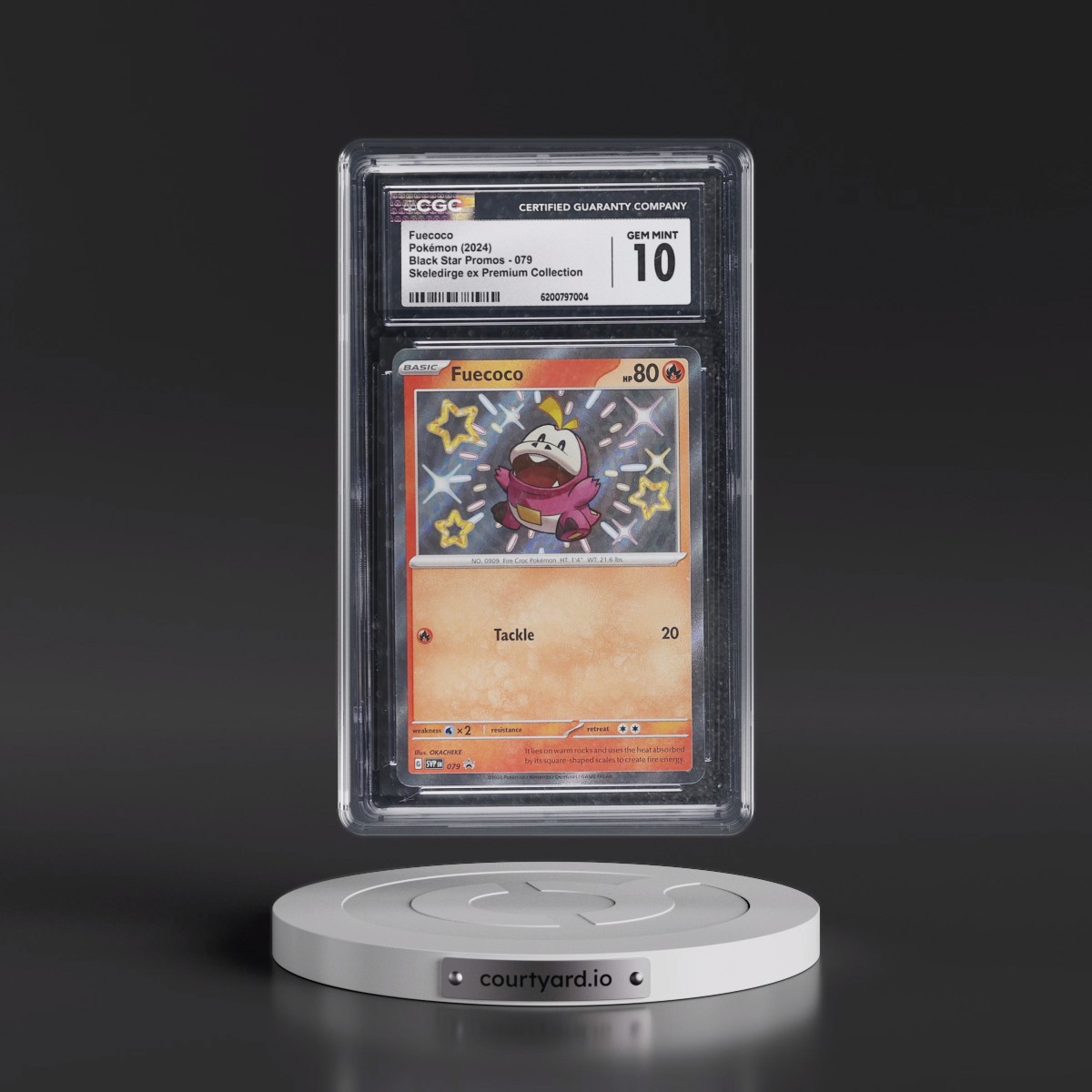 2023 Black Star Promos - Scarlet & Violet SVP EN Fuecoco - Skeledirge ex Premium Collection #079 CGC 10