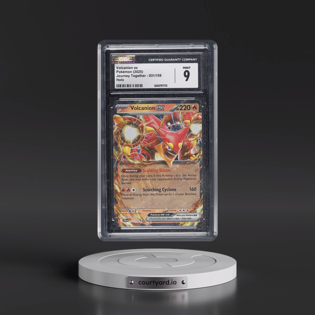 2024 Journey Together - JTG EN Volcanion ex - Holo #031/159 CGC 9