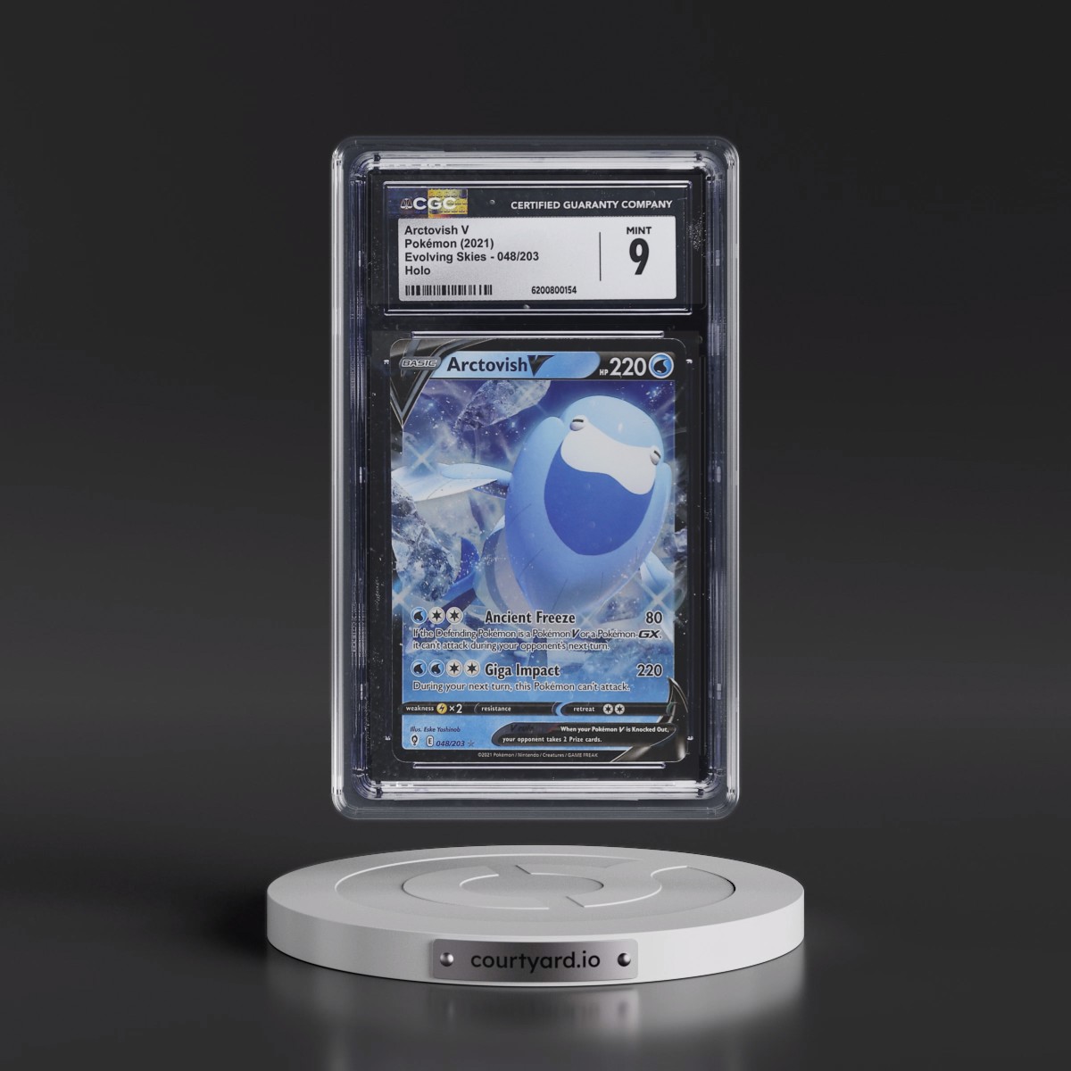 2021 Evolving Skies #048/203 Arctovish V - Holo (CGC 9 MINT)
