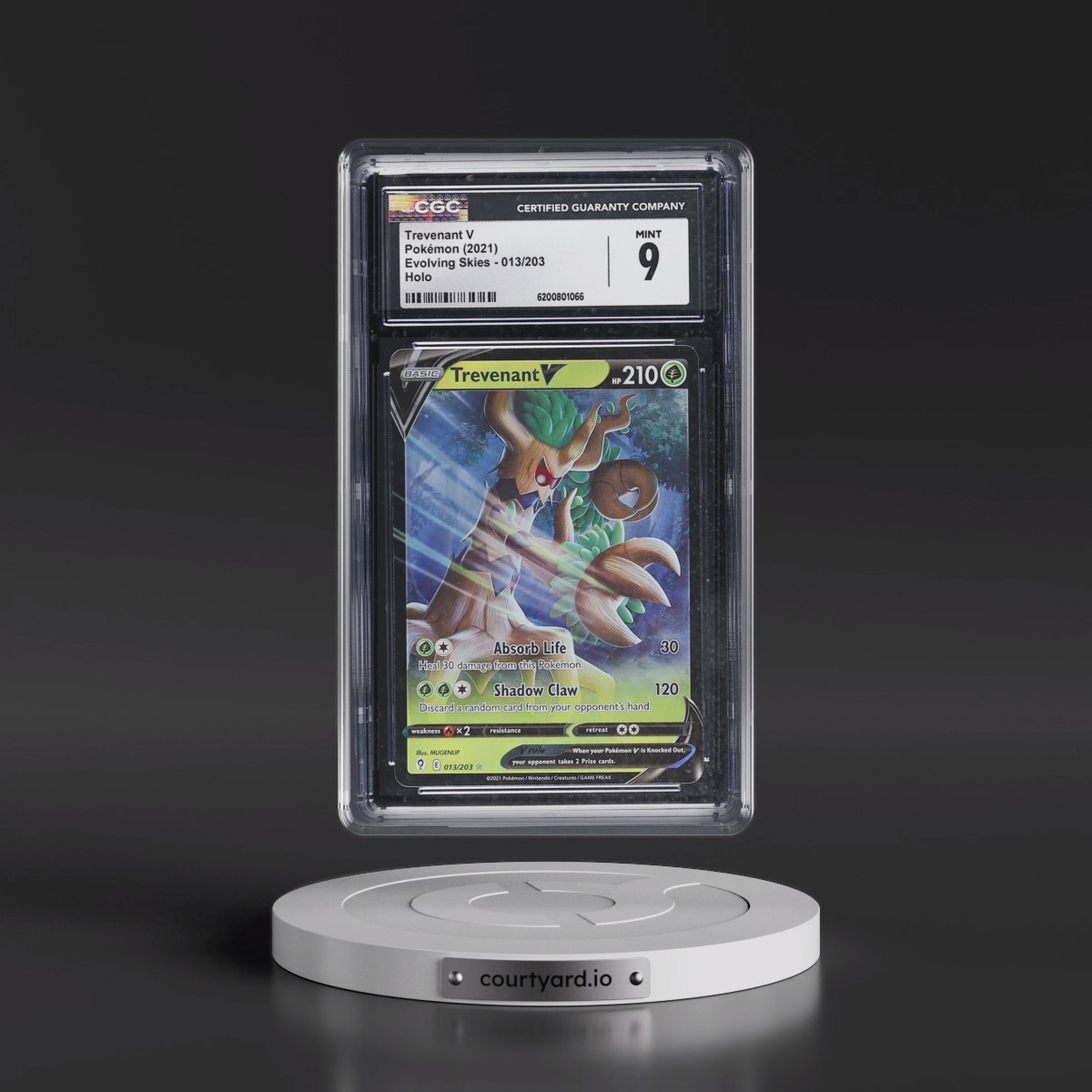 2021 Evolving Skies #013/203 Trevenant V - Holo (CGC 9 MINT)