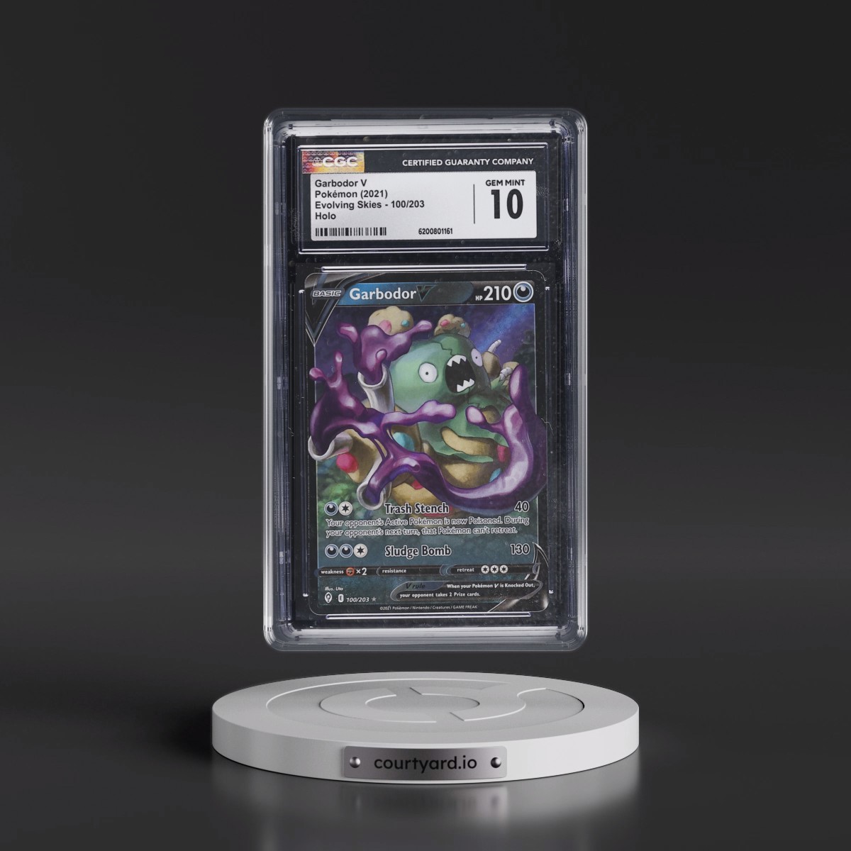 2021 Evolving Skies #100/203 Garbodor V - Holo (CGC 10 GEM MINT)