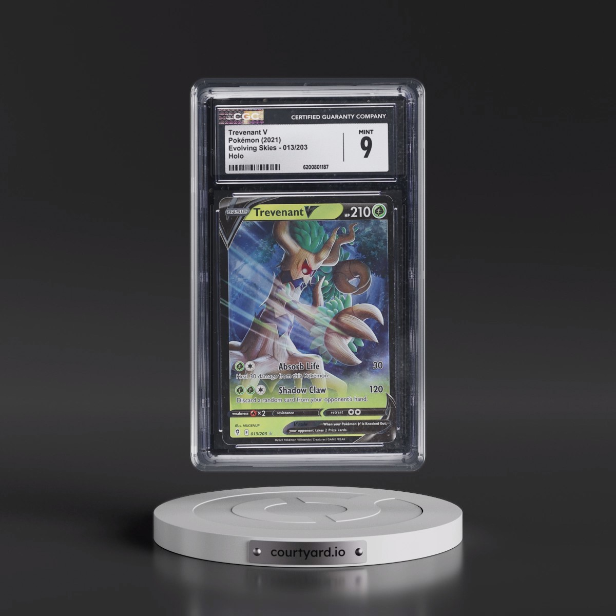 2021 Evolving Skies #013/203 Trevenant V - Holo (CGC 9 MINT)