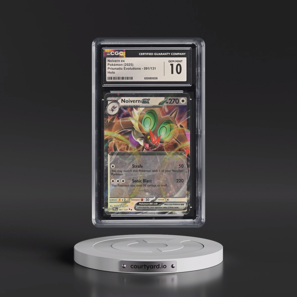 2024 Prismatic Evolutions - PRE EN #091/131 Noivern ex - Holo (CGC 10 GEM MINT)