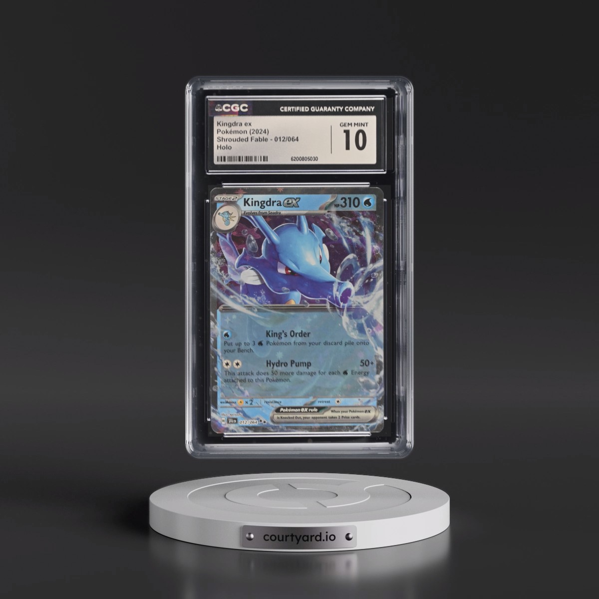 2023 Shrouded Fable - SFA EN #012/064 Kingdra ex - Holo (CGC 10 GEM MINT)